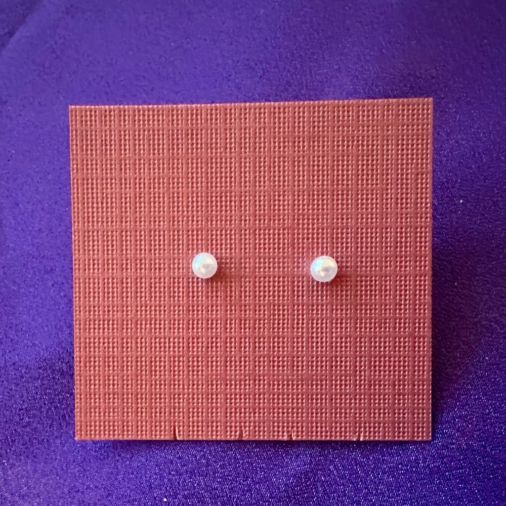 Elegant Pearl Stud Earrings